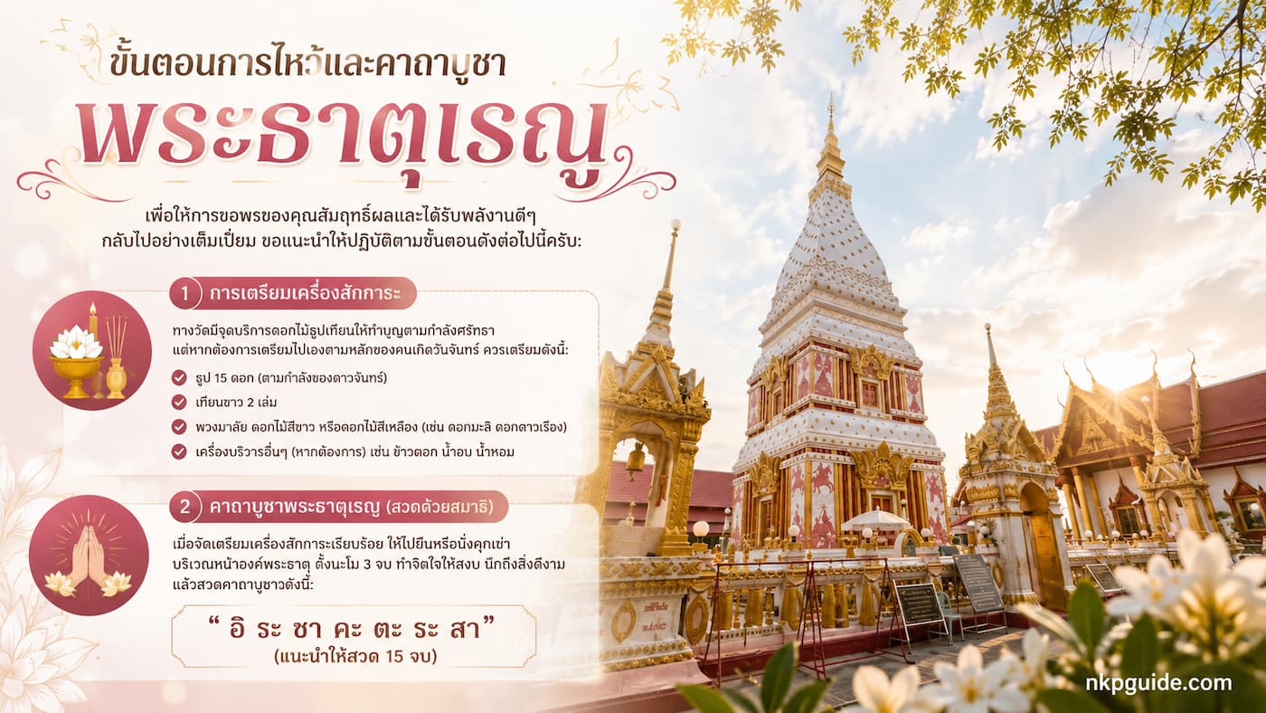 พระธาตุเรณู ประจำคนเกิดวันจันทร์