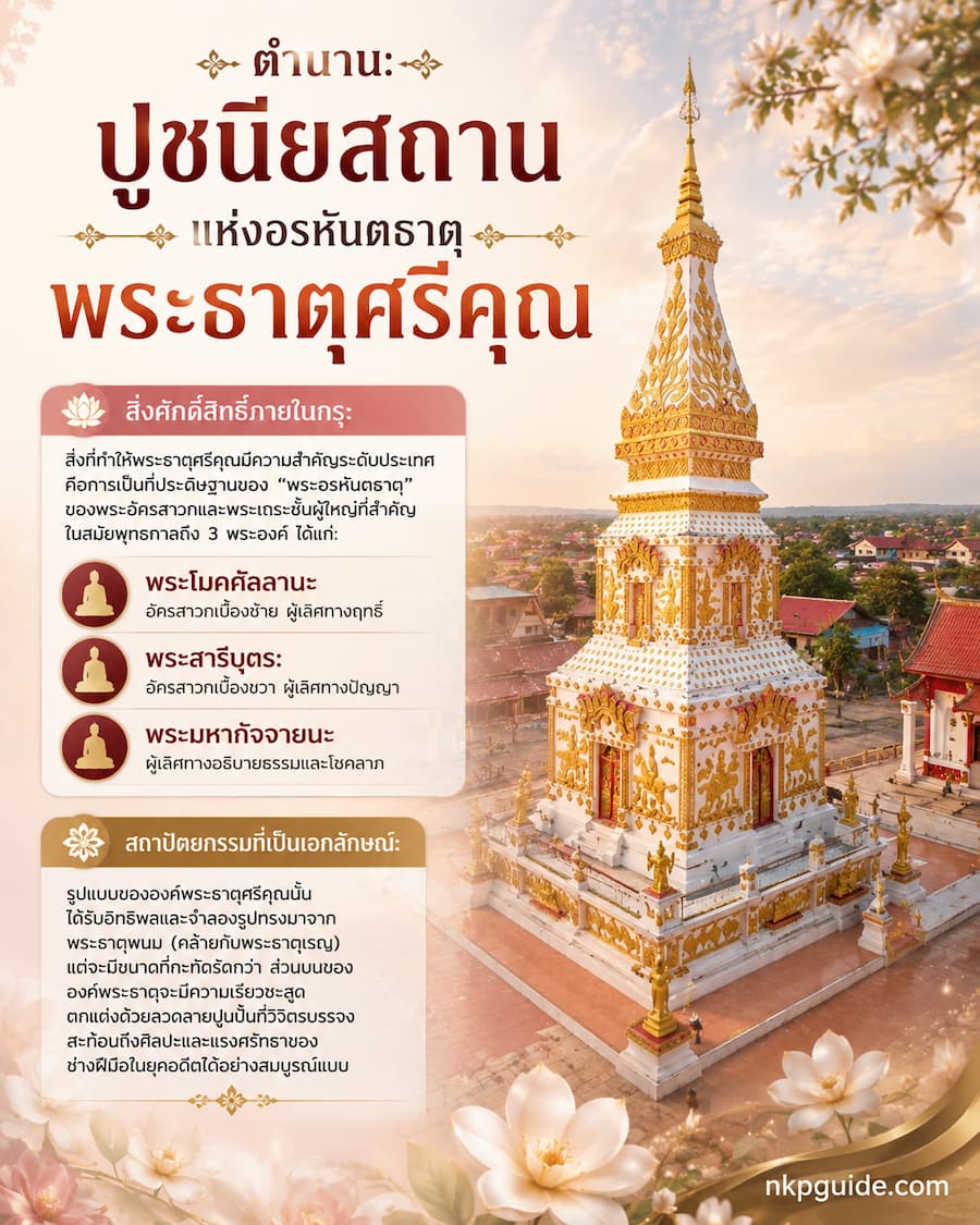 พระธาตุศรีคุณ ประจำคนเกิดวันอังคาร