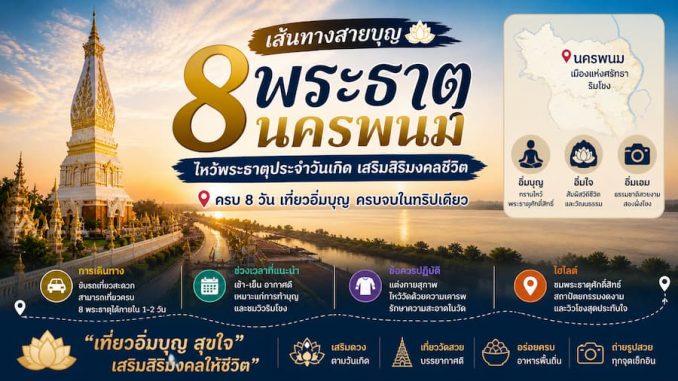 พระธาตุประจำวันเกิด นครพนม